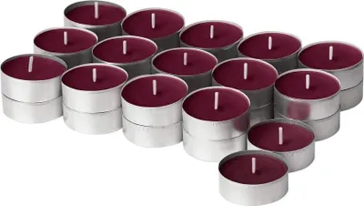 Produktbild von STÖRTSKÖN IKEA Teelichter, duftend, Beeren/rot, 30er Pack