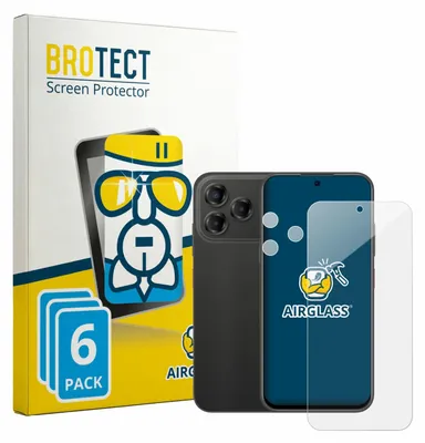Produktbild von 6x BROTECT Schutzglas für ZTE Blade V80 Vita (Display+Kamera) Schutzfolie Panzer Folie Glas Display Schutz klar