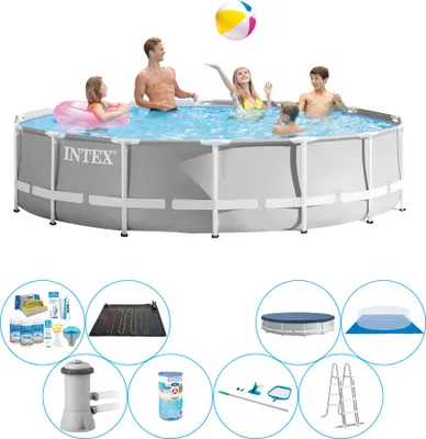 Obrázok produktu pre Balenie bazéna - Intex Prism Frame Round 427x107 cm