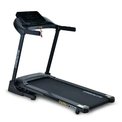 Produktbild von URBOGYM V700S Laufband – 18 km/h, automatische Steigung mit 18 Stufen, Lauffläche 50 × 130 cm, bis 140 kg, klappbar, FITSHOW