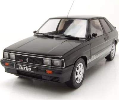 Produktbild von ixo models 18CMC179 Renault 11 Turbo Custom 1987 schwarz 1:18