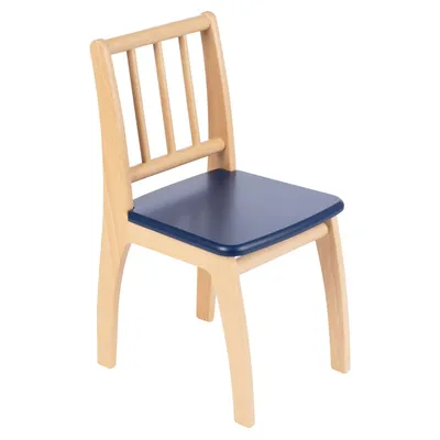 Produktbild von Geuther Stuhl Bambino, Baby-/Kinderstuhl, Holz, Navy, Holz, 1 Stück(e), 40 kg