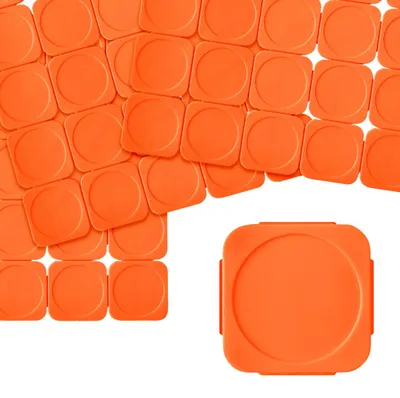 Produktbild von CombiCraft Eventchips in fluoreszierendem Orange - 1000 Chips - Unbedruckt