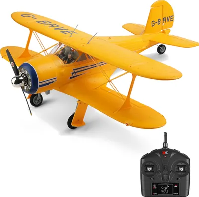 Obrázok produktu pre RC lietadlo, XK A300-Beech D17S 2,4 GHz 4CH 3D / 6G System EPP Diaľkovo ovládané pevné krídlo RTF s 1 batériou, farba: žltá