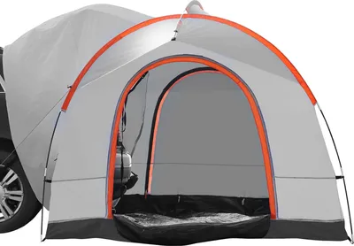 Produktbild von VEVOR Dachzelt Busvorzelt 240 x 240 x 230 cm, Auto Zelt Heckklappe Inkl. Doppelschichtzelt PU2000 mm Dachzelt Autodachzelt Wasserdicht, Geeignet für Camping, Adventure, Risen, Picknick usw.