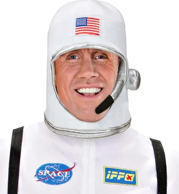 Produktbild von Helm zum Astronauten Kostüm | Weiß - Astronautenhelm Weltall