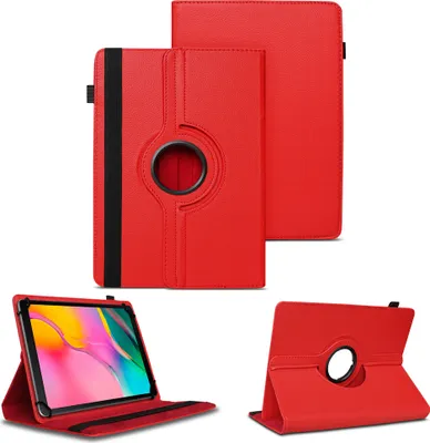 Produktbild von Tablet Tasche für Samsung Galaxy Tab A 10.1 2019 Hülle Schutzhülle 360° DrehbarFarben:Rot