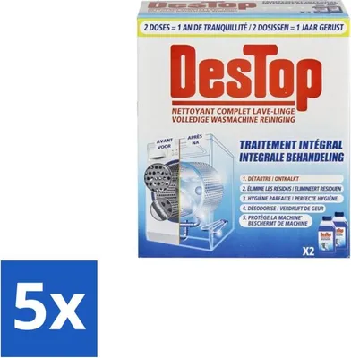 Produktbild von Desktop – Waschmaschinenreiniger – Integrierte Behandlung – Duopack - Vorteilspack - 5 Stücke