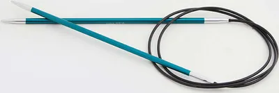 Obrázek produktu pro Kruhová pletací jehlice ZING 3,25 mm 25 cm smaragdová