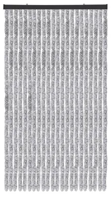 Productafbeelding van Fluwelen gordijn, afmetingen: 56x185 cm, 140x220 cm, eBay Meliert, lichtgrijs - wit, 100x220 cm