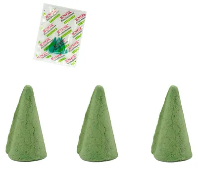Produktbild von KNOX Räucherkerzen XXL Riesen 3er Set "Tanne" - mit 3er Probe "Meeresbrise" -  Angenehmer Duft von Wäldern und Bäumen - Große Räucherkerzen