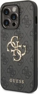 Produktbild von Guess 4G Big Metal Logo - iPhone 15 Pro Case (gray)