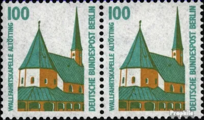 Produktbild von Briefmarken Berlin (West) 1989 Mi 834A wP waagerechtes Paar postfrisch Sehenswürdigkeiten
