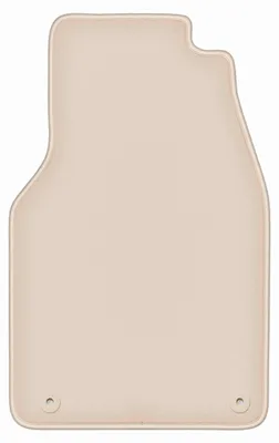 Produktbild von DURBAN Beige Velours-Fahrerfußmatte für Volkswagen Transporter T4 Multivan Transporter (1993-2001)
