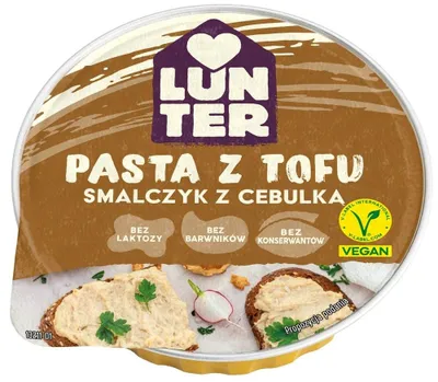 Obrázok produktu pre Rastlinná masť s tofu a cibuľou 75g Lunter