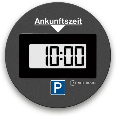 Produktbild von Needit Park Lite Schwarz - Elektronische Parkscheibe - automatische Parkuhr für jedes Fahrzeug