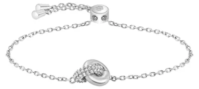 Produktbild von Zartes Stahlarmband mit Kristallen Live Precious 1580756