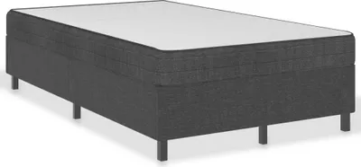 Obrázek produktu pro vidaXL Postel Boxspring Dark Grey Fabric 120x200 cm