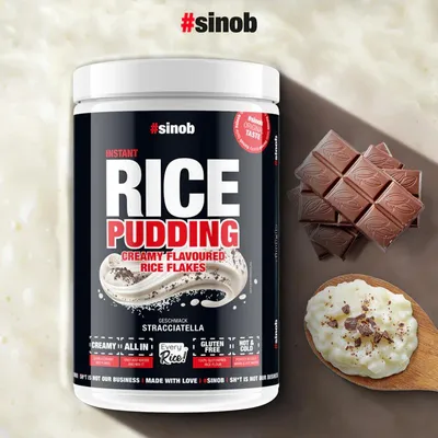 Zdjęcie produktu dla #SINOB Smaczny Pudding Ryżowy 1000g Stracciatella