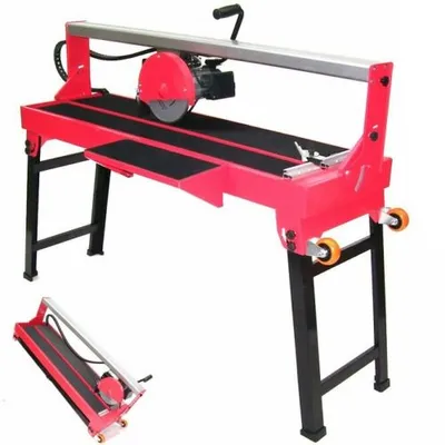 Obrázek produktu pro Řezačka na dlaždice 1200mm Řezačka na dlaždice 56075 Pila na dlaždice Mokrý řez 1,20m