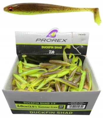 Produktbild von Daiwa Duckfin Shad Gummiköder 6cm Summer Craw