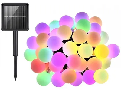 Immagine prodotto di Verk 12297 Catena decorativa solare 20 LED, 450 cm, Multicolore