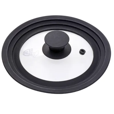 Produktbild von GRÄWE Universal-Glasdeckel schwarz 16-20 cm