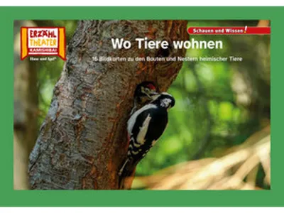 Produktbild von Wo Tiere wohnen / Kamishibai Bildkarten