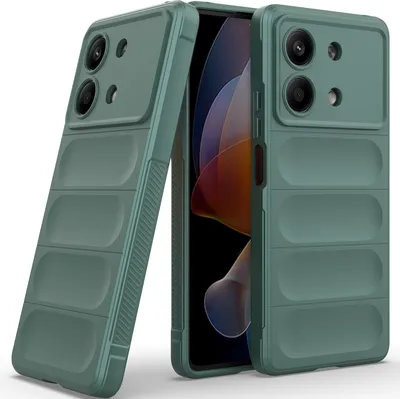 Produktbild von Handyhülle für Xiaomi Redmi Note 13R Pro 5G Weich TPU Silikon Stossfest Anti-rutsch Hülle Grün