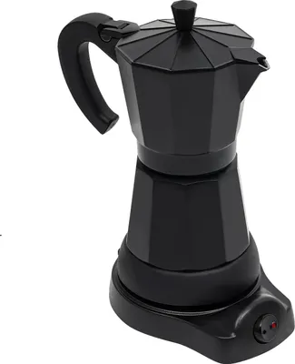 Immagine prodotto di Caffettiera elettrica, design portatile, erogazione efficiente, nero, nero