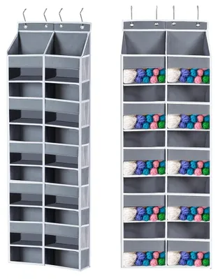 Immagine prodotto di Solidchoice - Organizer per ripostiglio con 5 scomparti, da montare sopra la porta