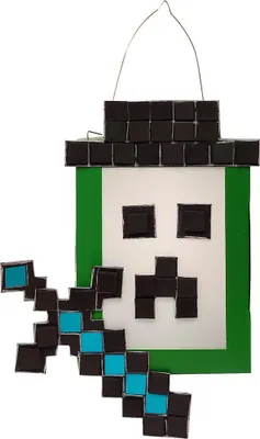 Produktbild von Laternen Bastelset Pixel von Prell, 4 Stück
