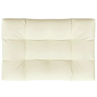 Produktbild von vidaXL Palettenkissen Creme 120x80x12 cm Stoff