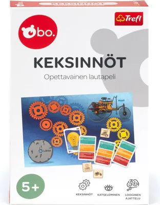 Zdjęcie produktu dla Bo. Edukacyjna gra planszowa „Wynalazki” (w języku fińskim)