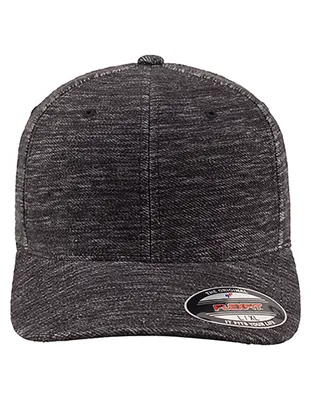 Produktbild von FLEXFIT 6277TK | Twill Knit Flexfit / Schwarze Schirmunterseite - Farbe: Grey - Größe: S/M