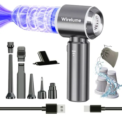 Image de Aspirateur sans fil portable pour voiture, puissant avec une forte aspiration cyclonique de 22000 Pa