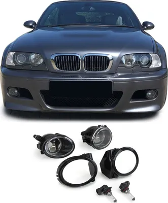 Produktbild von Nebelscheinwerfer + Halter Rahmen für BMW 5er E39 1995-2004 mit M-Paket