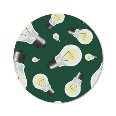 Produktbild von MuchoWow® Mauspad Mousepad Lampen - Muster - Licht 20x20 cm - Mousepads - Maus Mat - Pad - Mausunterlage - Schreibtischmatte