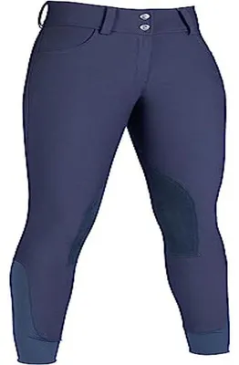 Image de HKM Hunter, pantalon d'équitation, bleu foncé, taille 40