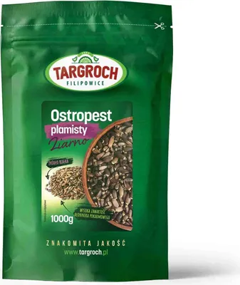 Zdjęcie produktu dla Ostropest Plamisty Ziarno 1Kg Targroch