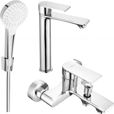 Produktbild von Mexen Royo R05 Badewannenset, Chrom - 72213R05-00