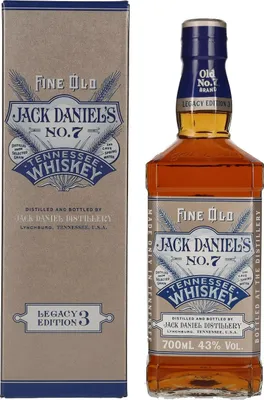 Produktbild von Jack Daniel's Sour Mash Tennessee Whiskey LEGACY EDITION No. 3 - GREY DESIGN 43% Vol. 0,7l in Geschenkbox