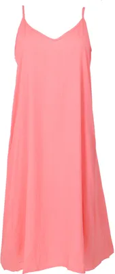 Produktbild von Midikleid, Sommerkleid, Trägerkleid - Malve, Damen, Pink, Viskose, Größe: M