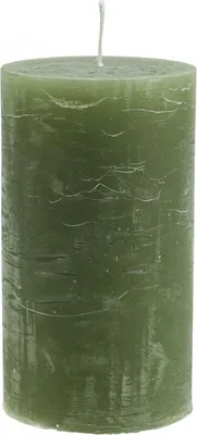 Produktbild von Edle Stumpenkerzen mit langer Brenndauer und marmorierter Oberfläche, 2 Stück