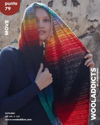 Produktbild von Lang Yarns Punto 79 Move strapazierfähiges Sockengarn mit lebhaftem Farbverlauf