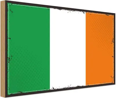 Obrázok produktu pre vianmo Drevený nápis 18x12 cm Flagge Irland