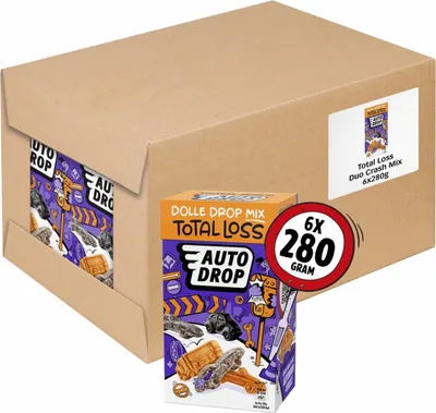Zdjęcie produktu dla Autodrop Total Loss – mieszanka lukrecji Crazy (6 x 280 g)