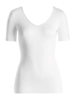 Zdjęcie produktu dla Hanro Bawełna Seamless, Koszula męska, Dorosły, Damski, Biały, XL, Bawełna