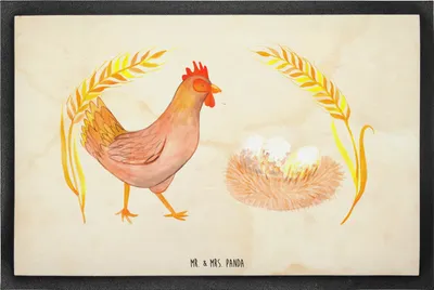 Produktbild von Mr. & Mrs. Panda Schmutzmatte Huhn Stolz 60 x 90 cm - Vintage - Geschenk, Eier, Bauernhof, Türmatte, Spruch, Schwangerschaft, fußmatte, Geburt, abstreifer, Eingangsmatte