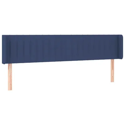 Produktbild von vidaXL Kopfteil mit Ohren Blau 163x16x78/88 cm Stoff